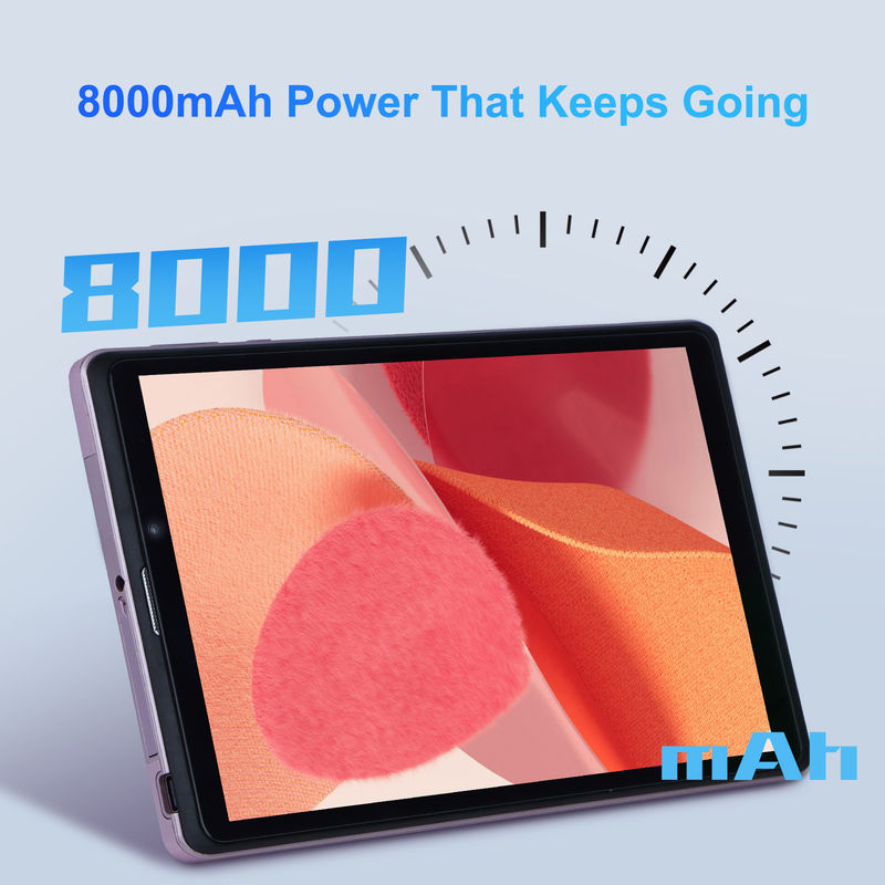 C Idea 8 Inch Android 12 Tablet 8000mAh Bateria 5MP + 8MP Kamera 8GB RAM 512GB ROM Do edukacji uczenia się CM818-różowy