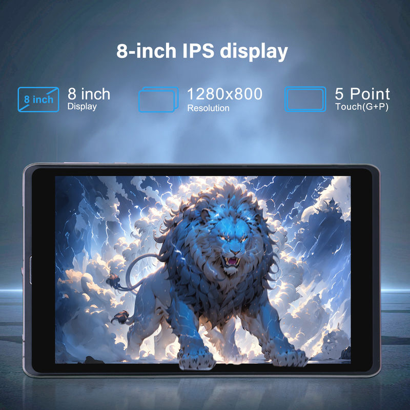 C Idea 8 Inch Android 12 Tablet 8000mAh Bateria 5MP + 8MP Kamera 8GB RAM 512GB ROM Do edukacji uczenia się CM818-różowy