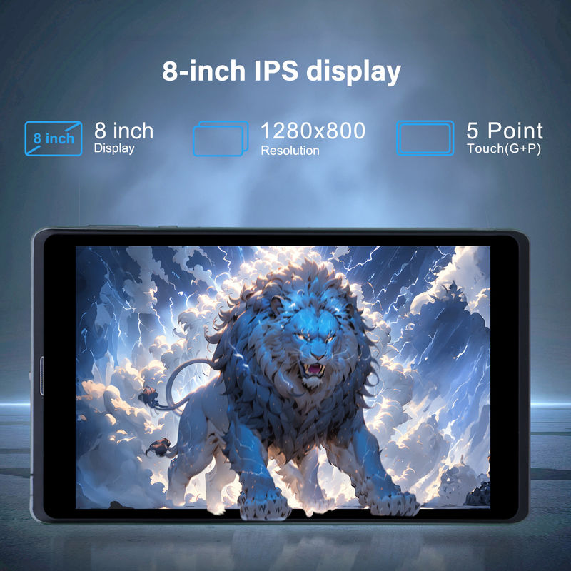 C idea Android Tablet PC Dual Camera 8 Inch 1280x800 IPS HD Display Android 12 Tablety dla nastolatków CM818-Szary