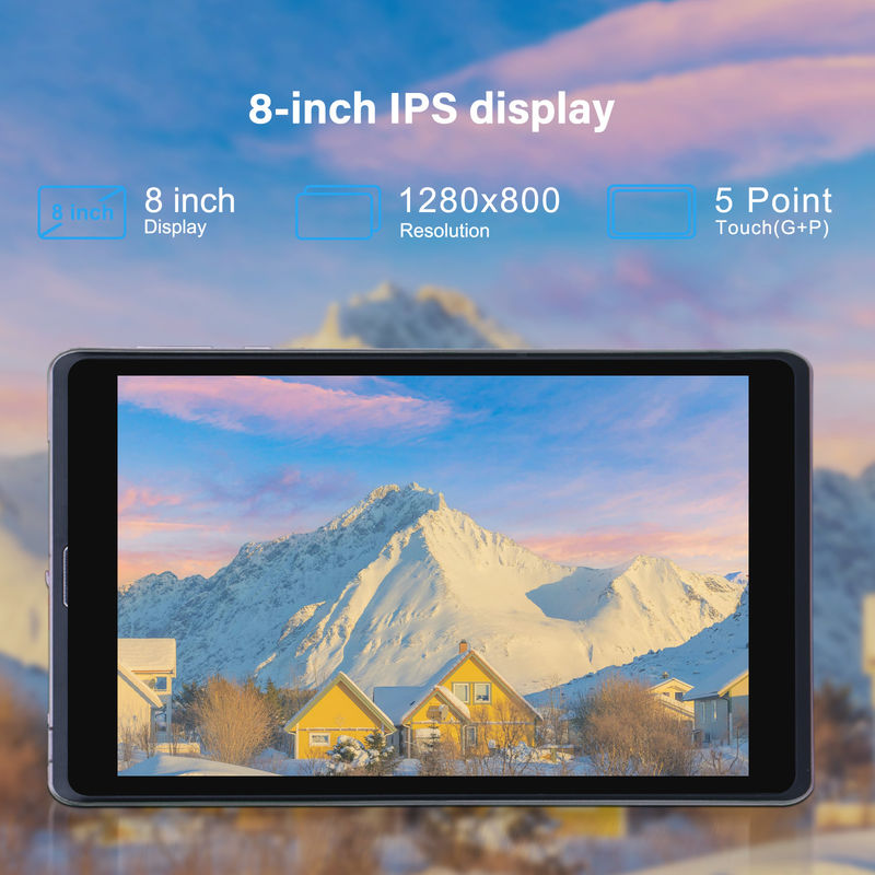 C idea 8 cali Android 12 Tablet 8000mAh Bateria 5+8MP Kamera 8GB RAM 512GB ROM dla edukacji uczenia się CM818-różowy