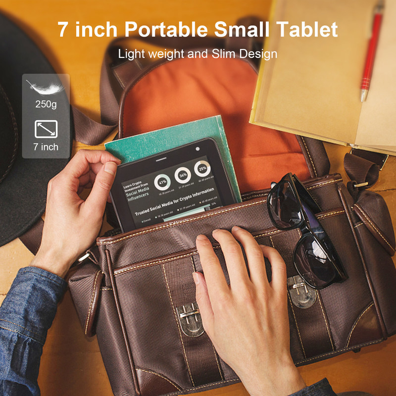 C Idea 7 cali Tablety Android 6+128GB Quad Core Tablety z ekranem dotykowym Do Studenet CM515 ((Zielona)