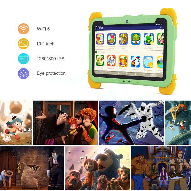 C Idea 10,1-calowy tablet z systemem Android, 4 GB RAM, 64 GB ROM, Kidspad P1100