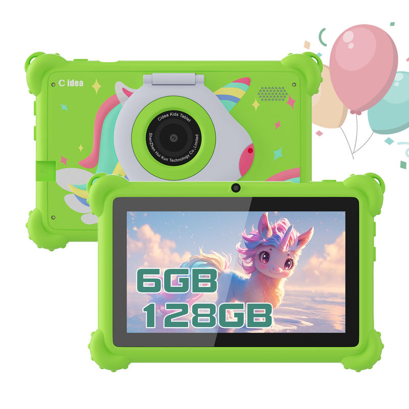 C Idea 7 Inch WIFI Kidspad Android System 6+128GB Tablet For Kids z obudową CM88