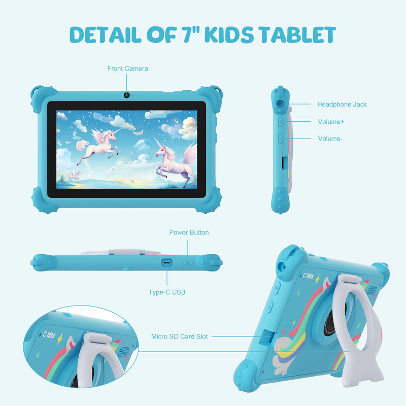 C idea 2024 Kids Tablet Wysokiej Wydajności Tablet Edukacyjny CM88