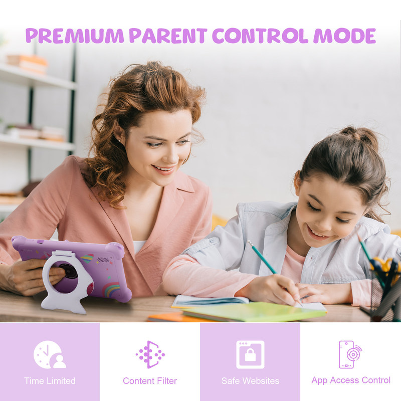 C idea 2024 Kids Learning Tablet Zabawa i wydajność z Androidem 12 Tablet Kidspad CM88