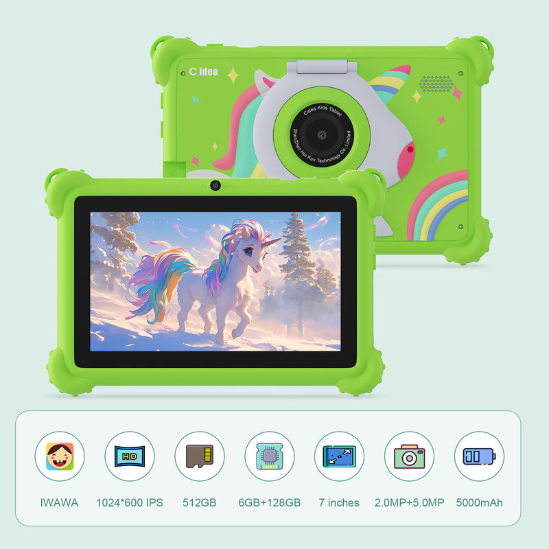 C idea 2024 Kids Learning Tablet Android 12 Pre-loaded Apps and Durable Design CM88