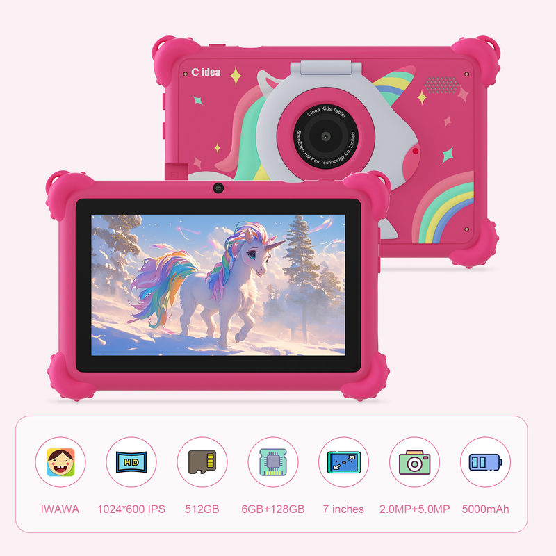 C idea 2024 Kids Learning Tablet Rozszerzalny magazyn i treści edukacyjne gotowe CM88
