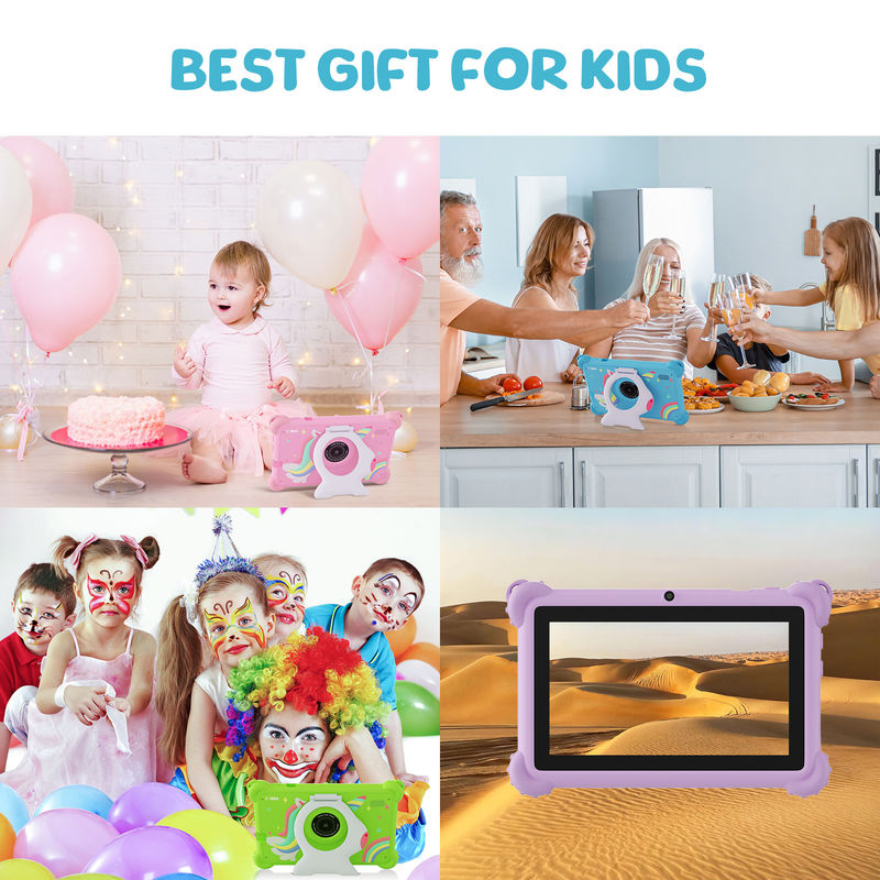 C idea 2024 Kids Learning Tablet Jasny wyświetlacz Pudełko ochronne i Android 12 Performance CM88