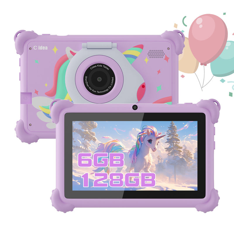 C idea 2024 Kids Tablet Ideal Gift z Androidem 12 aplikacjami edukacyjnymi i trwałym etui Tablet Kidspad CM88