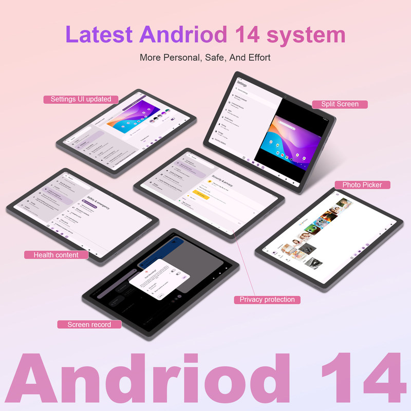 C Idea Android 14 FHD Tablet 8+128GB 11 cali Tablet PC dla dorosłych nastolatków P1300