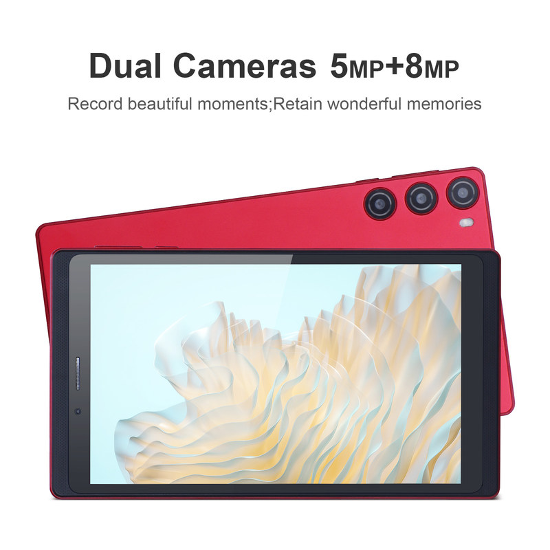 C Idea 7 Inch Tablet 512GB Z SIM Android Tablet PC Dla Uczniów CM525 Czerwona