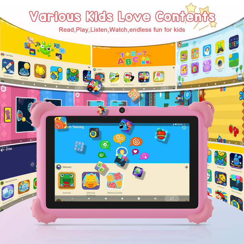 C Idea Android 13 Kids Tablet 4 ((2+2) + 32GB Tablet edukacyjny dla uczniów CM91