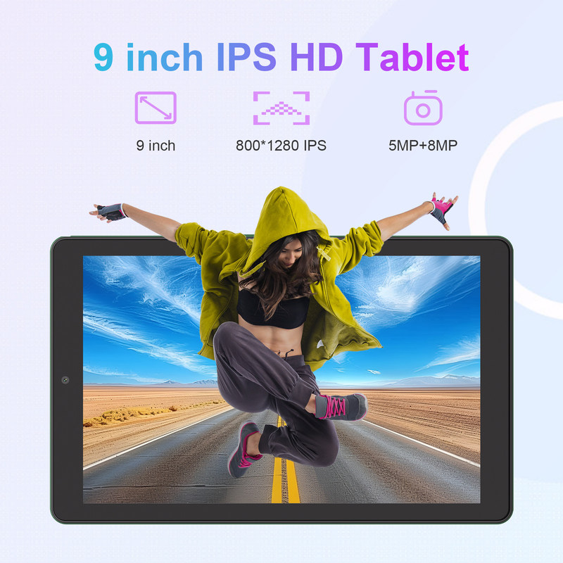 C Idea 9 Inch Tablet Edukacyjny 800x1280 IPS Tablet z ekranem dotykowym Tablet z stylusem CM935 zielony