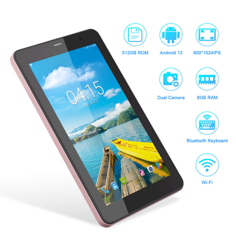 C Idea 7-calowe tablety z SIM Wi-Fi Android Tablet PC dla studentów CM518 Pro Pink