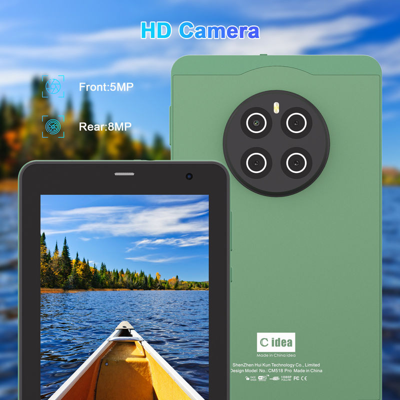 C Idea 7-calowe tablety z SIM Wifi Android Smart Tablet PC dla edukacji CM518 Pro Green