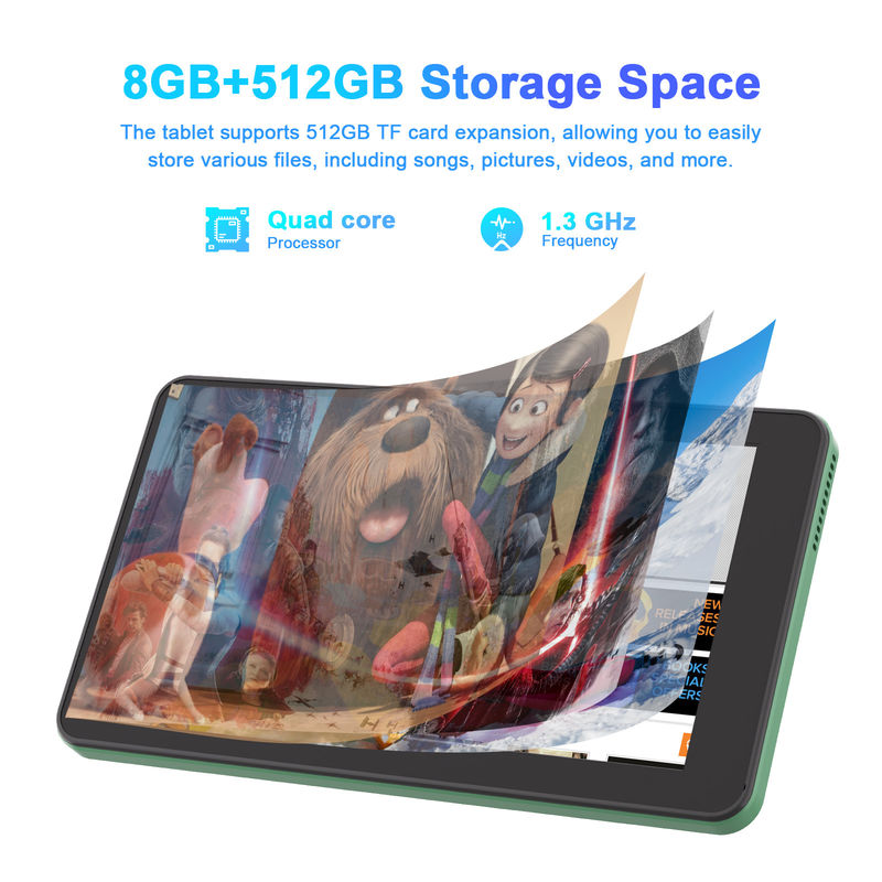 C Idea 7-calowe tablety z SIM Wifi Android Smart Tablet PC dla edukacji CM518 Pro Green