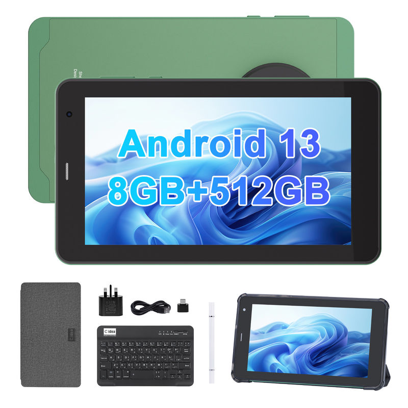 C Idea 7-calowe tablety z SIM Wifi Android Smart Tablet PC dla edukacji CM518 Pro Green