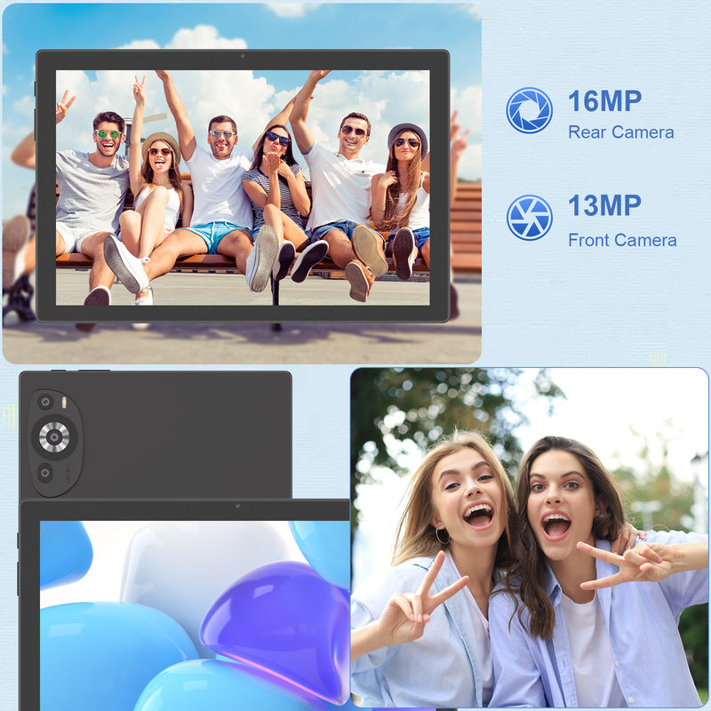 C Idea 10,1 cali Wi-Fi Edukacyjny Tablet Android Pc Z Podtrzymaniem SIM Klawiatura M8200 Plus Czarny