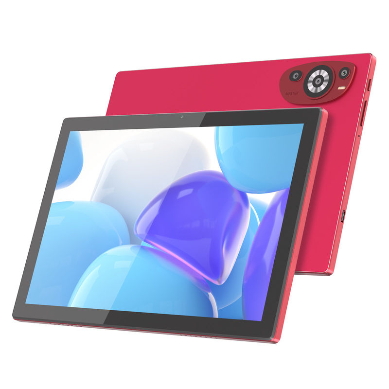 C Idea 10,1 cala Android 14 Smart Tablet Pc Z Wsparciem Sim Dla Nastolatków CM8200Plus czerwony