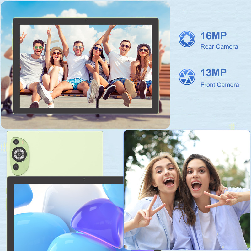 C Idea 5g Android 14 Rozszerzalna pamięć masowa 512GB Tablety z ekranem dotykowym z klawiaturą CM8200plus Zielony