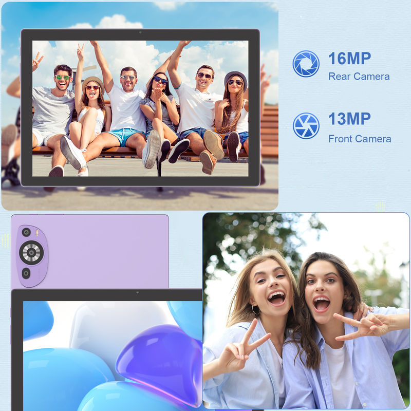 C Idea Android 14 Tab 512 GB Tablet edukacyjny dla studentów z klawiaturą Cm8200plus fioletowy