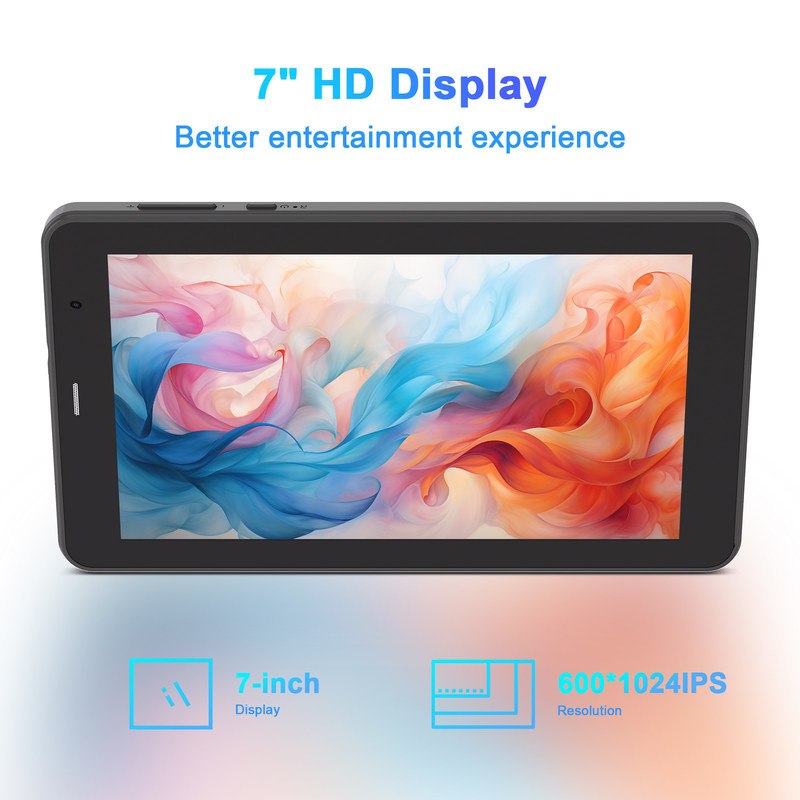 C Idea 7 Inch Tab, 8GB RAM, 512GB pamięci masowej, slot SIM, Android 13 Tablet PC dla uczniów