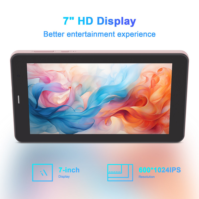 C Idea 7-calowy Android Tab, 8+512GB, Quad Core, Tablet Edukacyjny Idealny dla studentów  CM518pro Pink