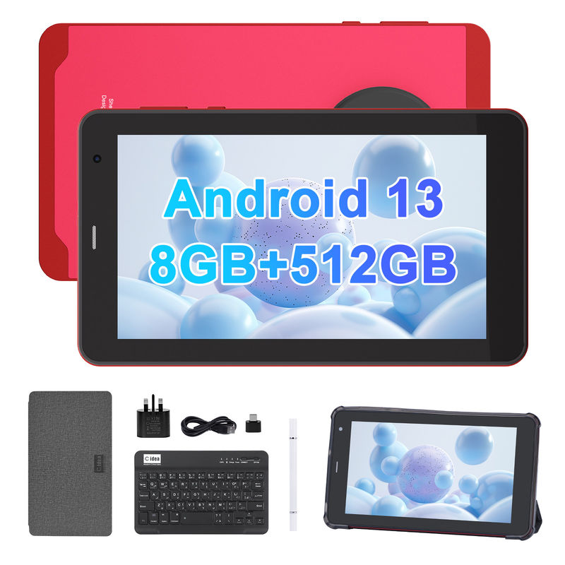 C Idea 7-calowy tablet Android 13, podwójna kamera, wsparcie SIM, tablety z ekranem dotykowym dla uczniów