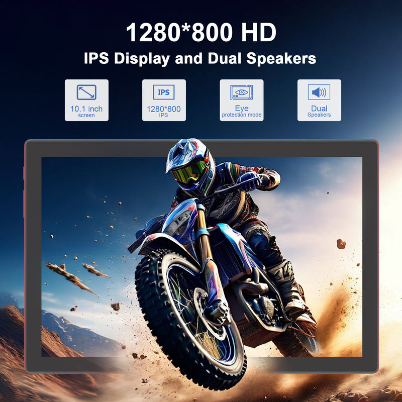 C Idea 10,1 cali Android 14 Smart Tablet Pc Z Podtrzymaniem Podwójnej SIM CM8200Plus czerwony