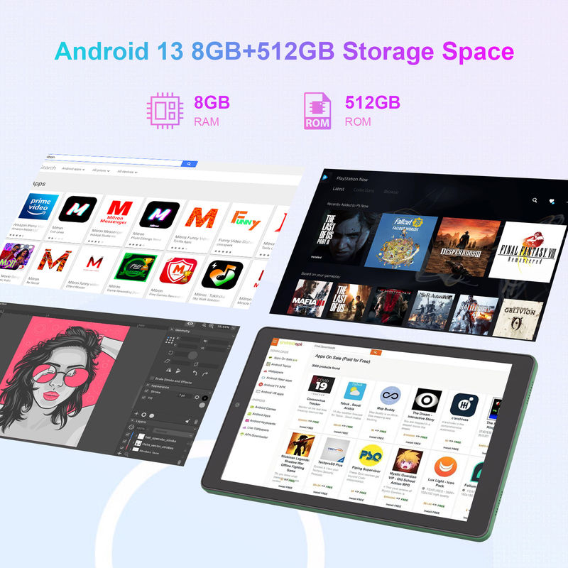 C Idea 9 Inch WIFI Tablet 800x1280 IPS Tablet z ekranem dotykowym Tablet z stylusem CM935 zielony