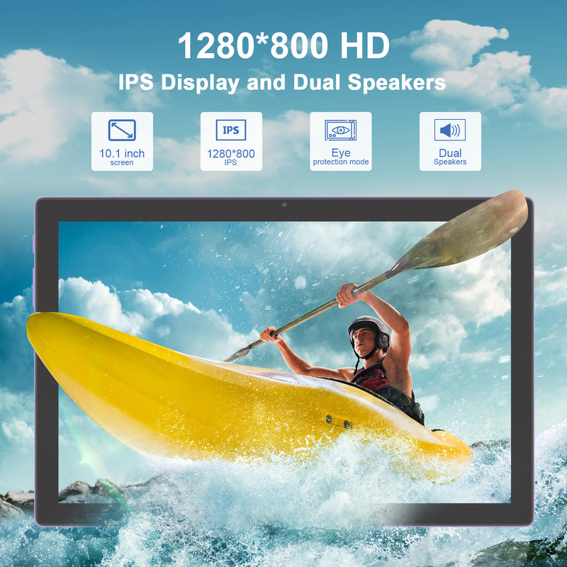 C Idea 10 cali 512 GB Android 14 Tablet edukacyjny dla studentów z SIM CM8200Plus Purple