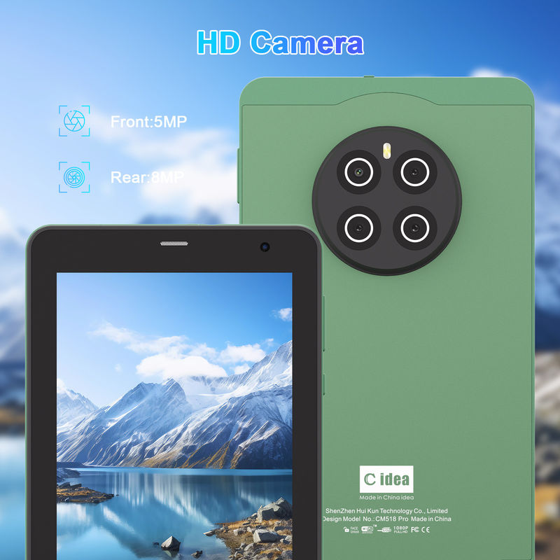 C Idea 7-calowe tablety z SIM Wifi Android Smart Tablet PC CM518 Pro Zielony