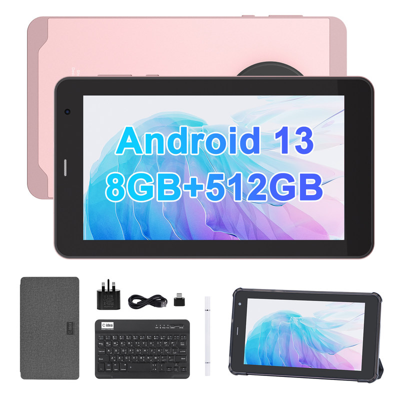 C Idea 7-calowe tablety z SIM Wi-Fi Tablet Android PC CM518 Pro Pink