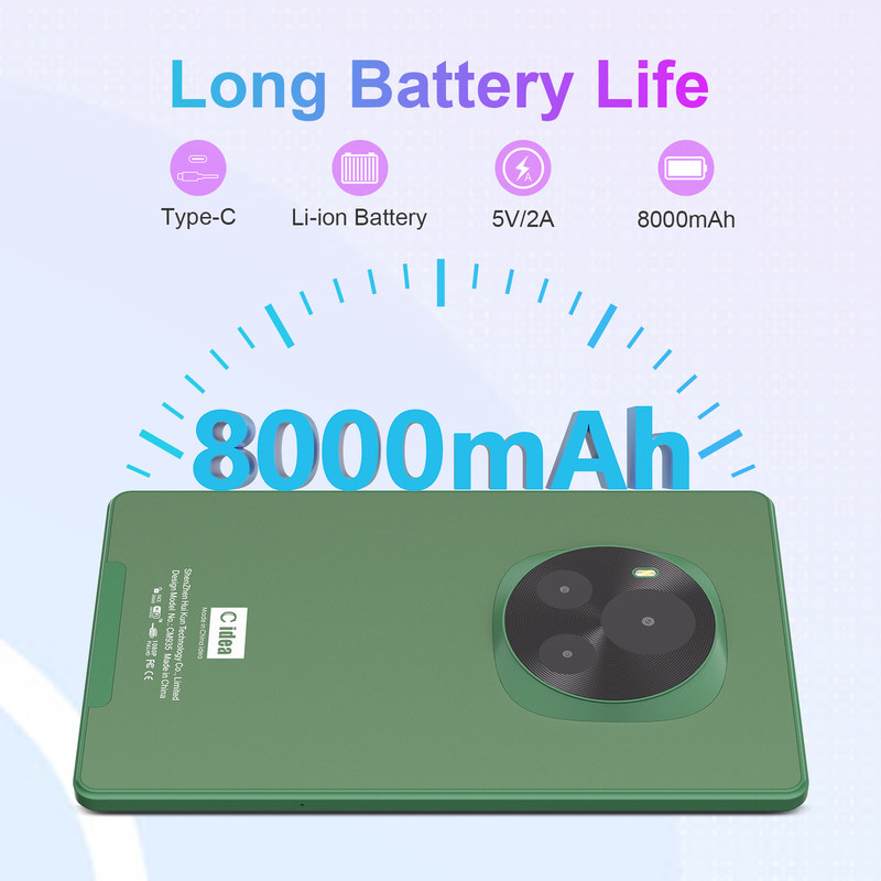 C Idea 5G Tablet Edukacyjny 800x1280 IPS Tablet z ekranem dotykowym Tablet z stylusem CM935 zielony