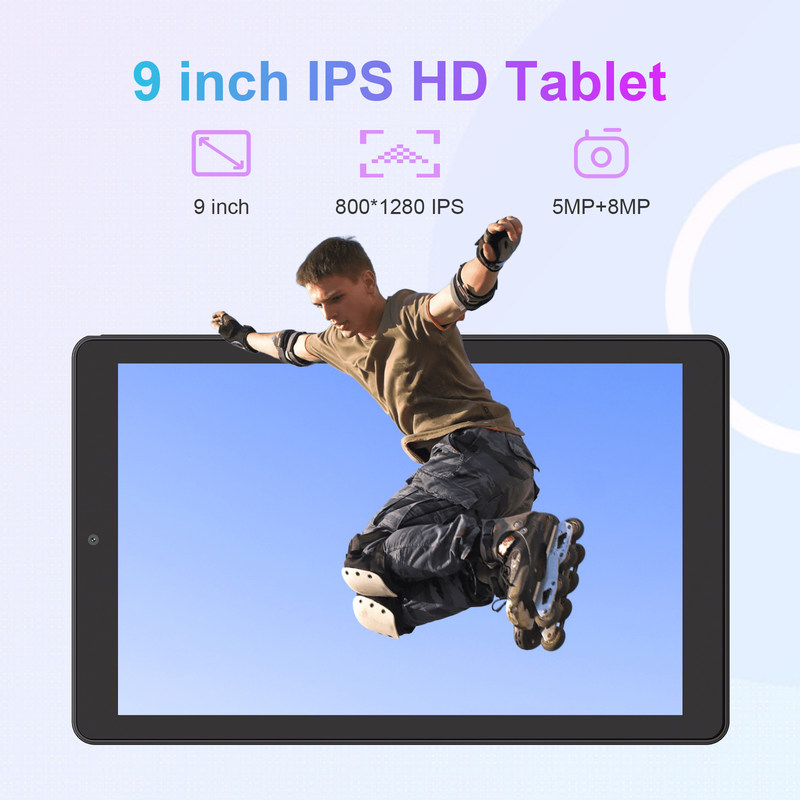 C Idea Android Tablet IPS Screen Smart Tablet PC z SIM Dla uczniów CM935 Czarny