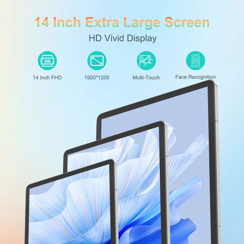 C Idea 14 Inch Tablet 5G Tablety z ekranem dotykowym dla uczniów CM14000 Plus Szary