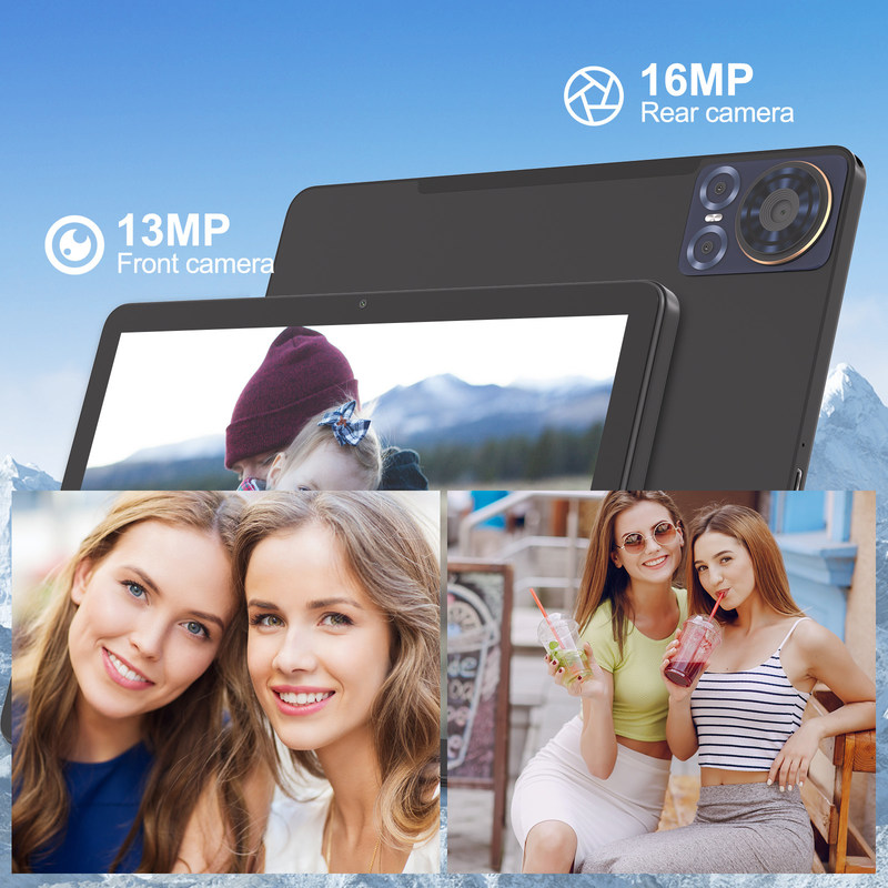 C Idea 10,1 cali Tablet 5G z obsługą SIM Klawiatura Edukacyjny Tablet Android Pc M8300 Plus Czarny