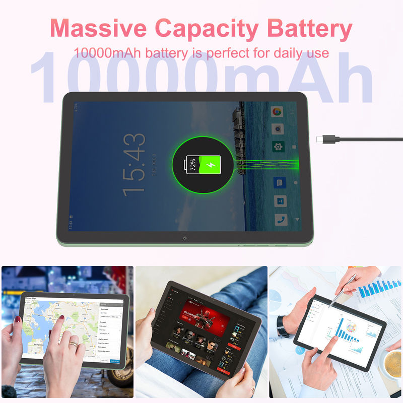 C Idea 10,1 cali Tablet 5G z SIM Android 14 Tablet Pc For Education CM8300 Plus Zielony