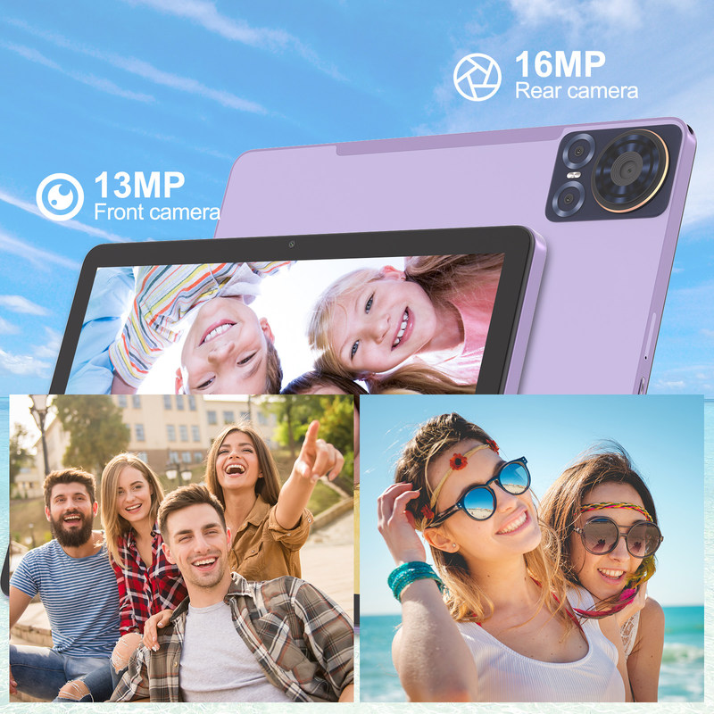 C Idea Tablet 5G z podwójnym aparatem 10 cali Tablet Pc For Education CM8300 Plus Purple