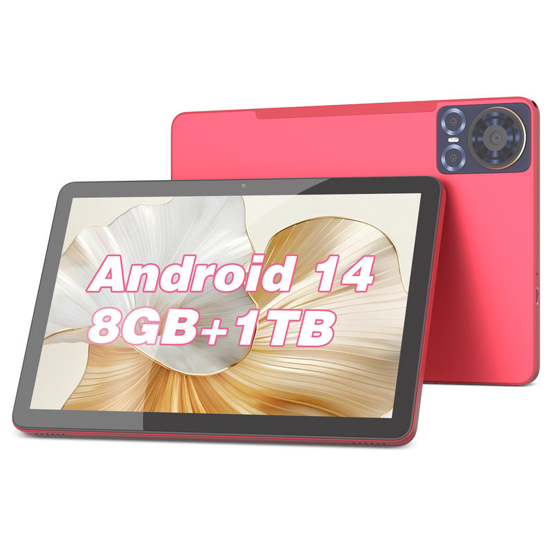 C Idea Tablet 10,1 cali 5G LTE Tablet z ekranem dotykowym Tablet PC do codziennego użytku CM8300 Plus Czerwony