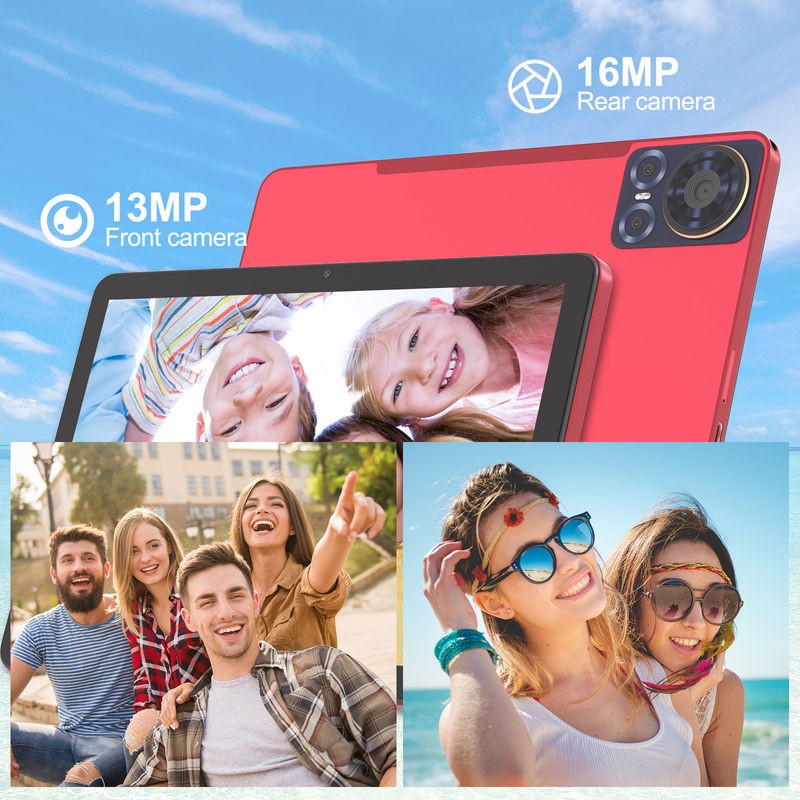 C Idea Tablet 10,1 cali 5G LTE Tablet z ekranem dotykowym Tablet PC do codziennego użytku CM8300 Plus Czerwony