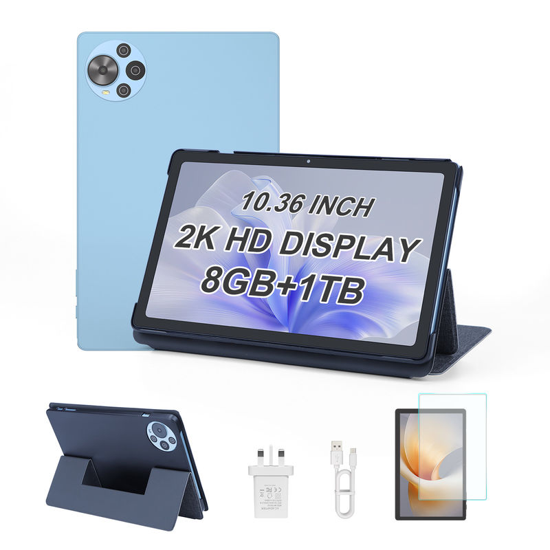 C Idea 10,36 cali Android 14 Tablet 2k Screen Smart Tablet PC CM10500 Plus Niebieski