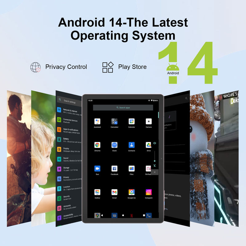 C Idea 10,5 cala Android 14 Edukacyjny Smart Tablet Dla Uczniów CM10500 Plus Różowy
