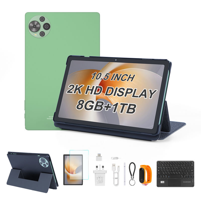 C Idea Najnowszy 10,5-calowy tablet z ekranem dotykowym Android z dwoma kartami SIM CM10500 Plus zielony