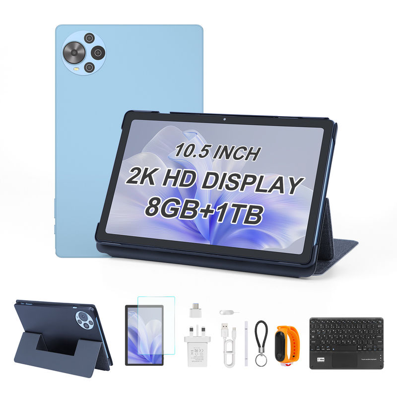 C Idea 10,5-calowy tablet z Androidem 14, ekran 2K, inteligentny tablet PC CM10500 Plus Niebieski