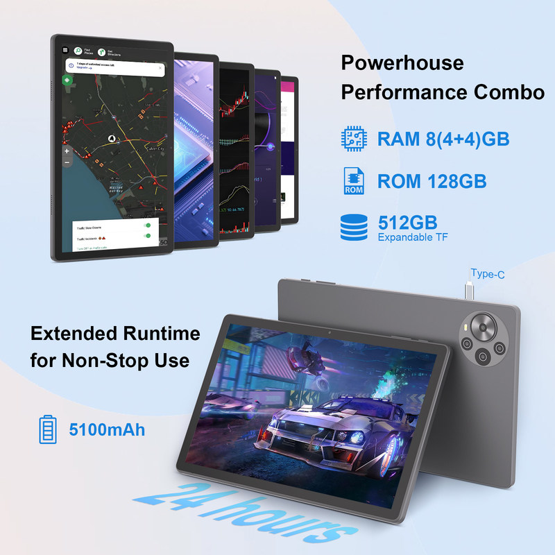 C Idea 10,36 cala Android 14 Tablet PC 2K Ekran Tablet edukacyjny dla studentów R1036