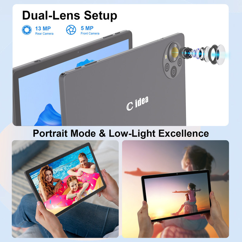 C Idea 10,36 cala Android 14 Tablet PC 2K Ekran Tablet edukacyjny dla studentów R1036