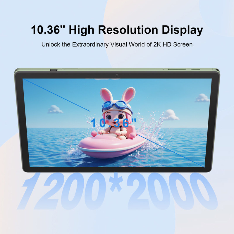 C idea 10,36 Inch Android 14 Tablet Pc Tablet edukacyjny dla uczniów z funkcją dual SIM