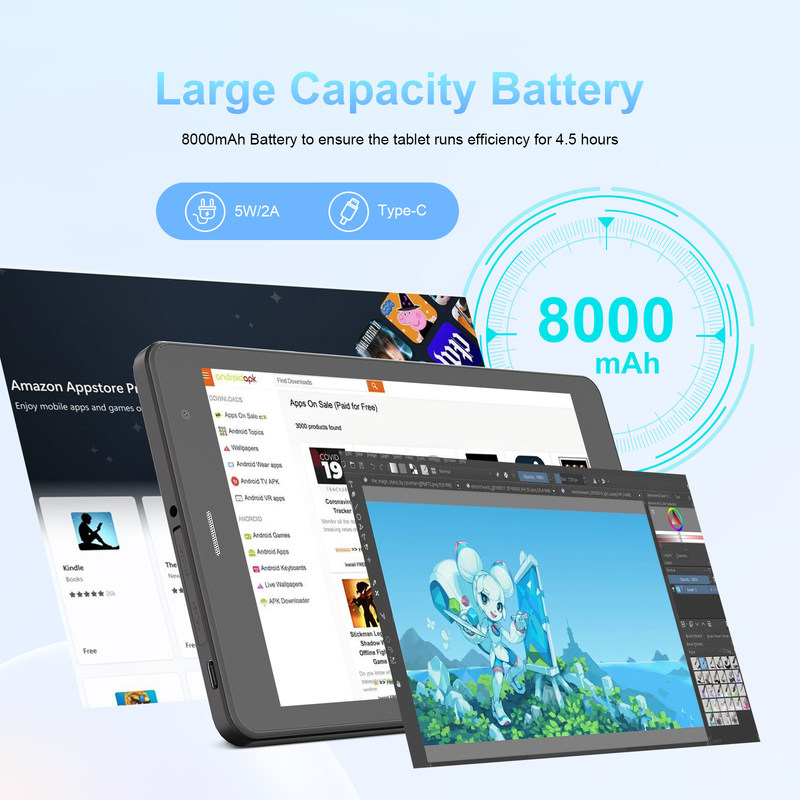 C Idea Tablet Wi-Fi 5G dla studentów z obsługą SIM 8 Inch Tablet PC CM817Pro max