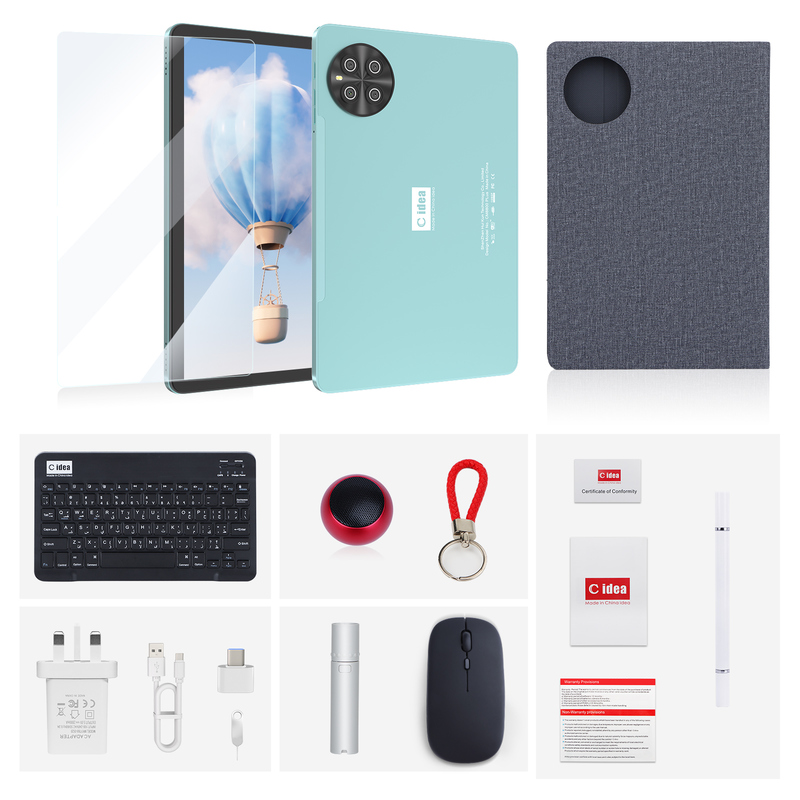 C Idea Tablet 10,1 cala MTK CPU WIFI Android Tablet z obsługą 2 SIM CM8800plus Niebieski